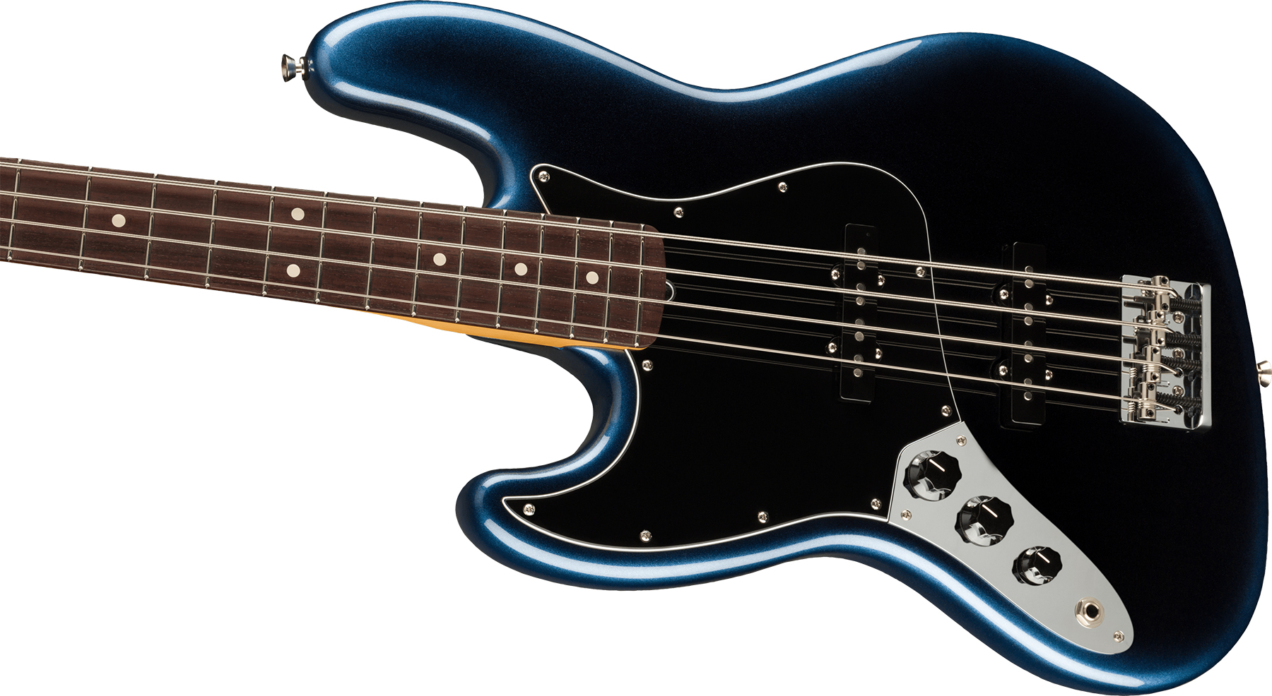 Fender Jazz Bass American Professional Ii Lh Gaucher Usa Rw - Dark Night - Solidbody E-bass - Variation 2