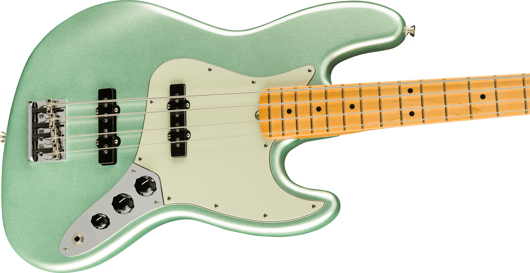 Fender Jazz Bass American Professional Ii Usa Mn - Mystic Surf Green - Solidbody E-bass - Variation 2