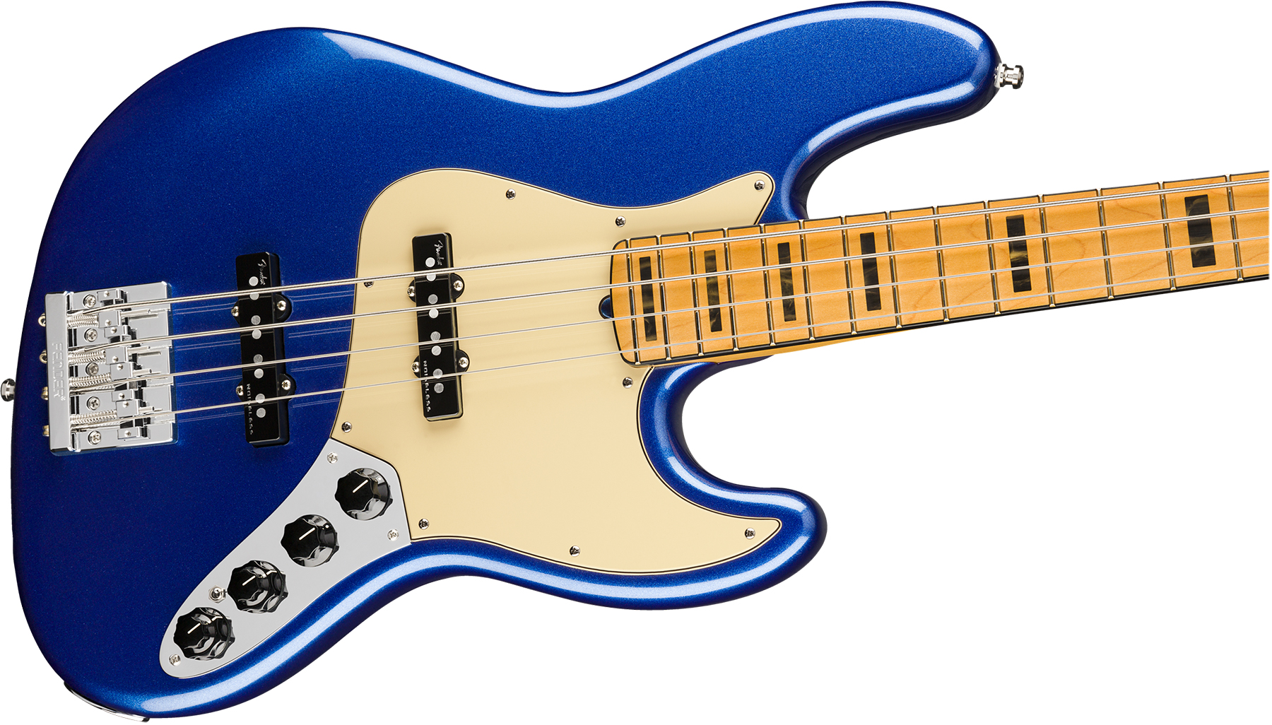 Fender Jazz Bass American Ultra 2019 Usa Mn - Cobra Blue - Solidbody E-bass - Variation 2