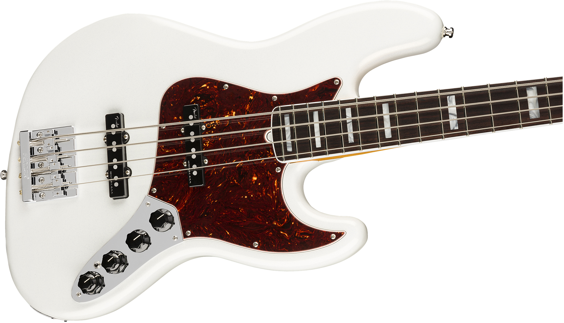 Fender Jazz Bass American Ultra 2019 Usa Rw - Arctic Pearl - Solidbody E-bass - Variation 2