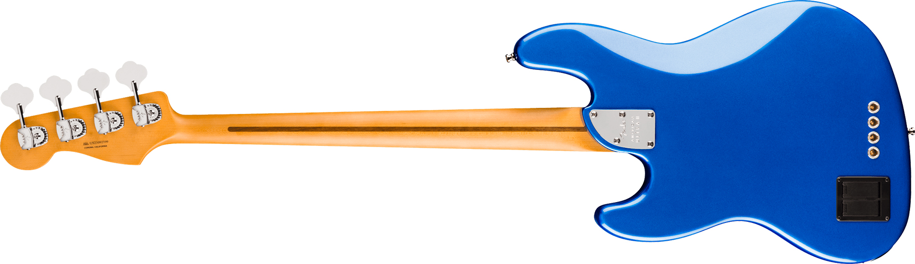 Fender Jazz Bass American Ultra Ii Usa Active Eb - Noble Blue - Solidbody E-bass - Variation 1