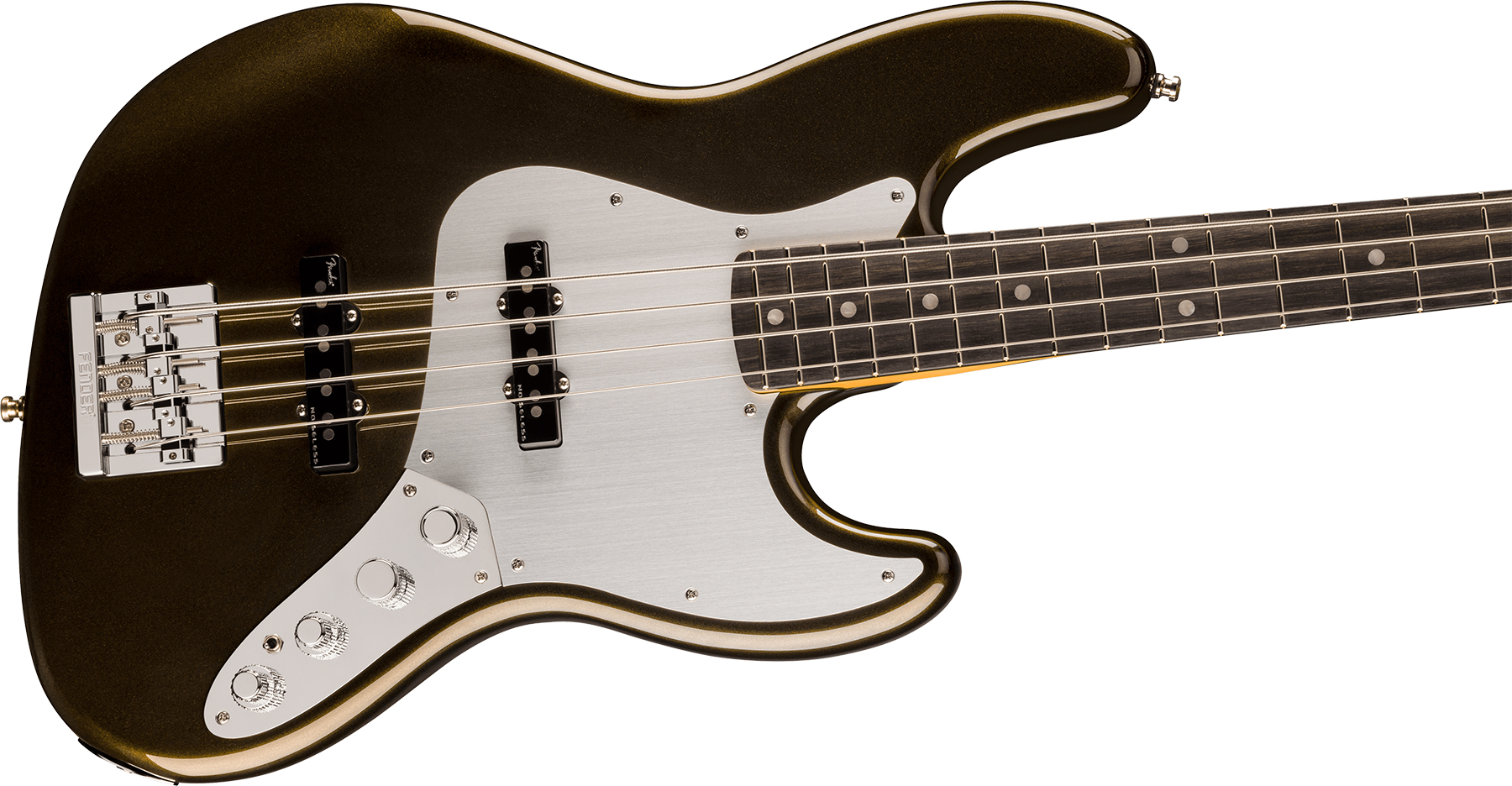 Fender Jazz Bass American Ultra Ii Usa Active Eb - Texas Tea - Solidbody E-bass - Variation 2