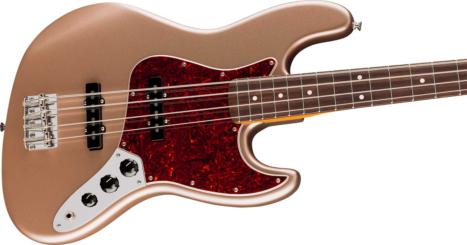 Fender Jazz Bass Classic American Professional Usa Rw - Faded Firemist Gold - Solidbody E-bass - Variation 2