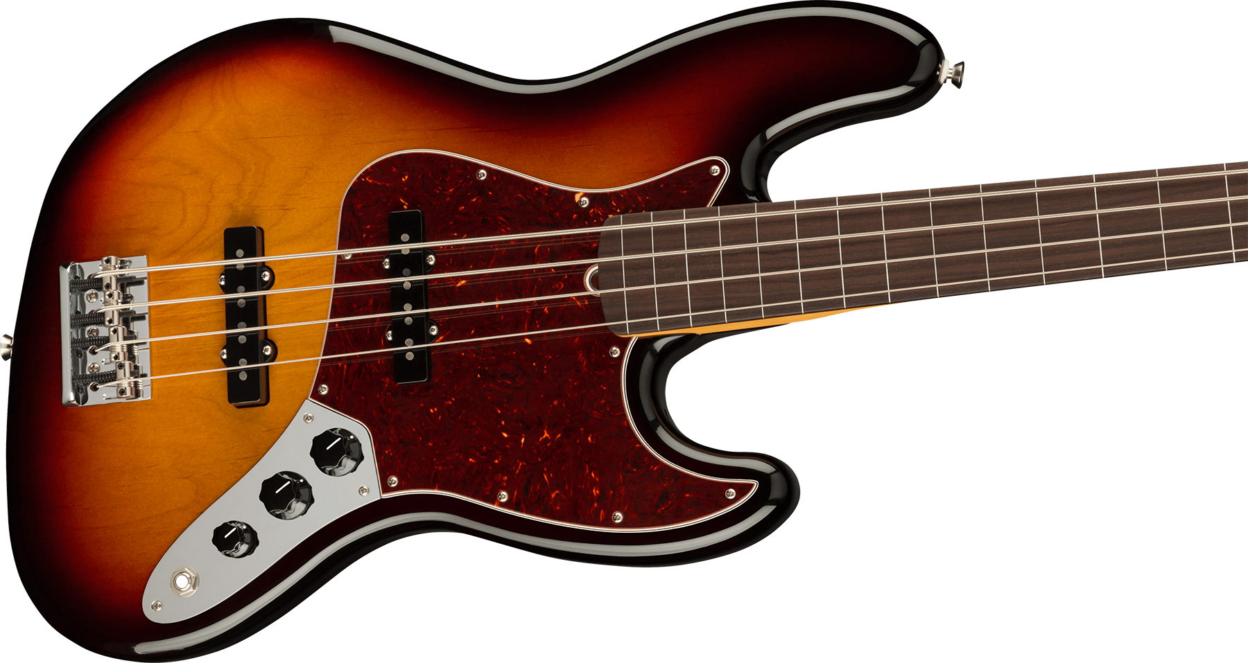 Fender Jazz Bass Fretless American Professional Ii Usa Rw - 3-color Sunburst - Solidbody E-bass - Variation 2