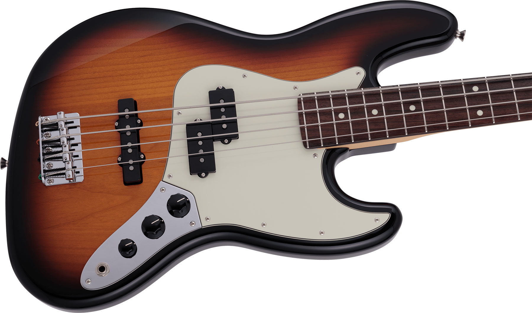 Fender Jazz Bass Hybrid Ii Pj Mij Jap Rw - 3-color Sunburst - Solidbody E-bass - Variation 2