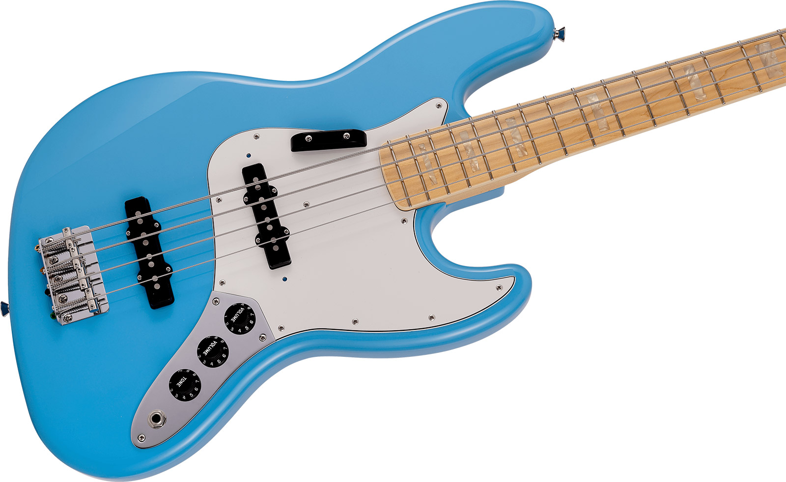 Fender Jazz Bass International Color Ltd Jap Mn - Maui Blue - Solidbody E-bass - Variation 2