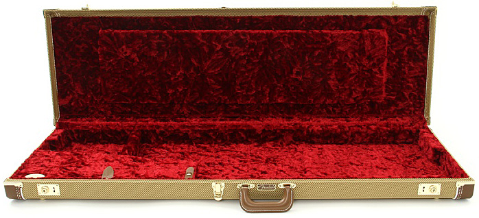 Fender Basse Elec. Jazz Ou Jaguar Bass Deluxe Rectangulaire Tweed Red Interior - Koffer für E-bass - Variation 1