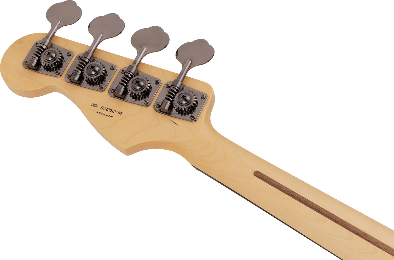 Fender Jazz Bass Noir Hybrid Ii Mij Jap 2s Trem Rw - Black Satin - Solidbody E-bass - Variation 3