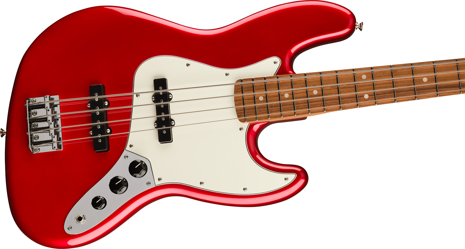 Fender Jazz Bass Player Mex 2023 Pf - Candy Apple Red - Solidbody E-bass - Variation 2