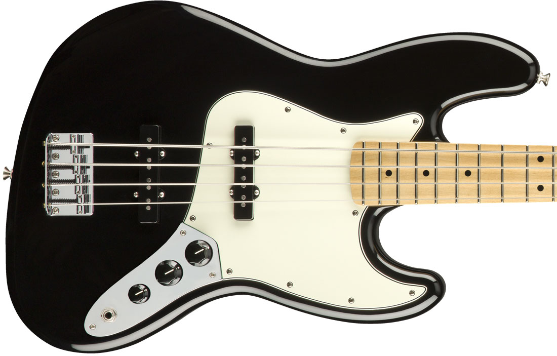 Fender Jazz Bass Player Mex Mn - Black - Solidbody E-bass - Variation 1