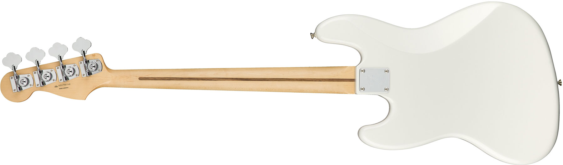 Fender Jazz Bass Player Mex Mn - Polar White - Solidbody E-bass - Variation 1