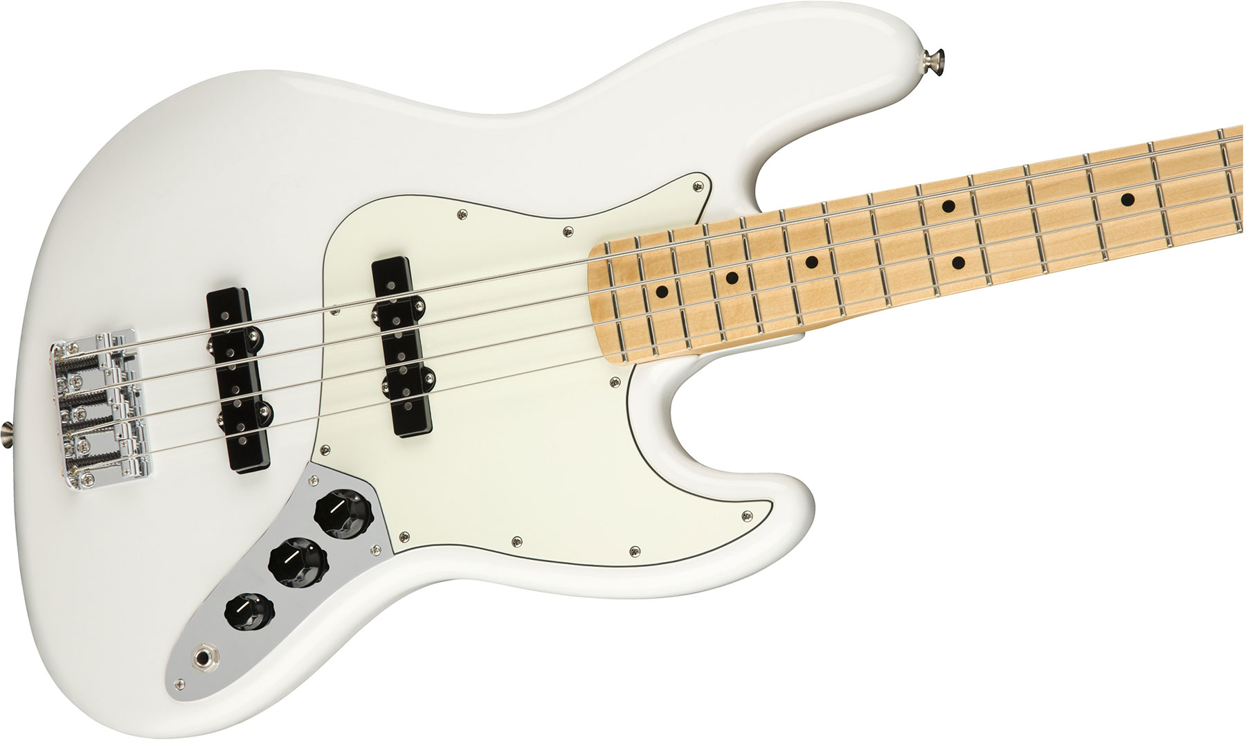 Fender Jazz Bass Player Mex Mn - Polar White - Solidbody E-bass - Variation 2