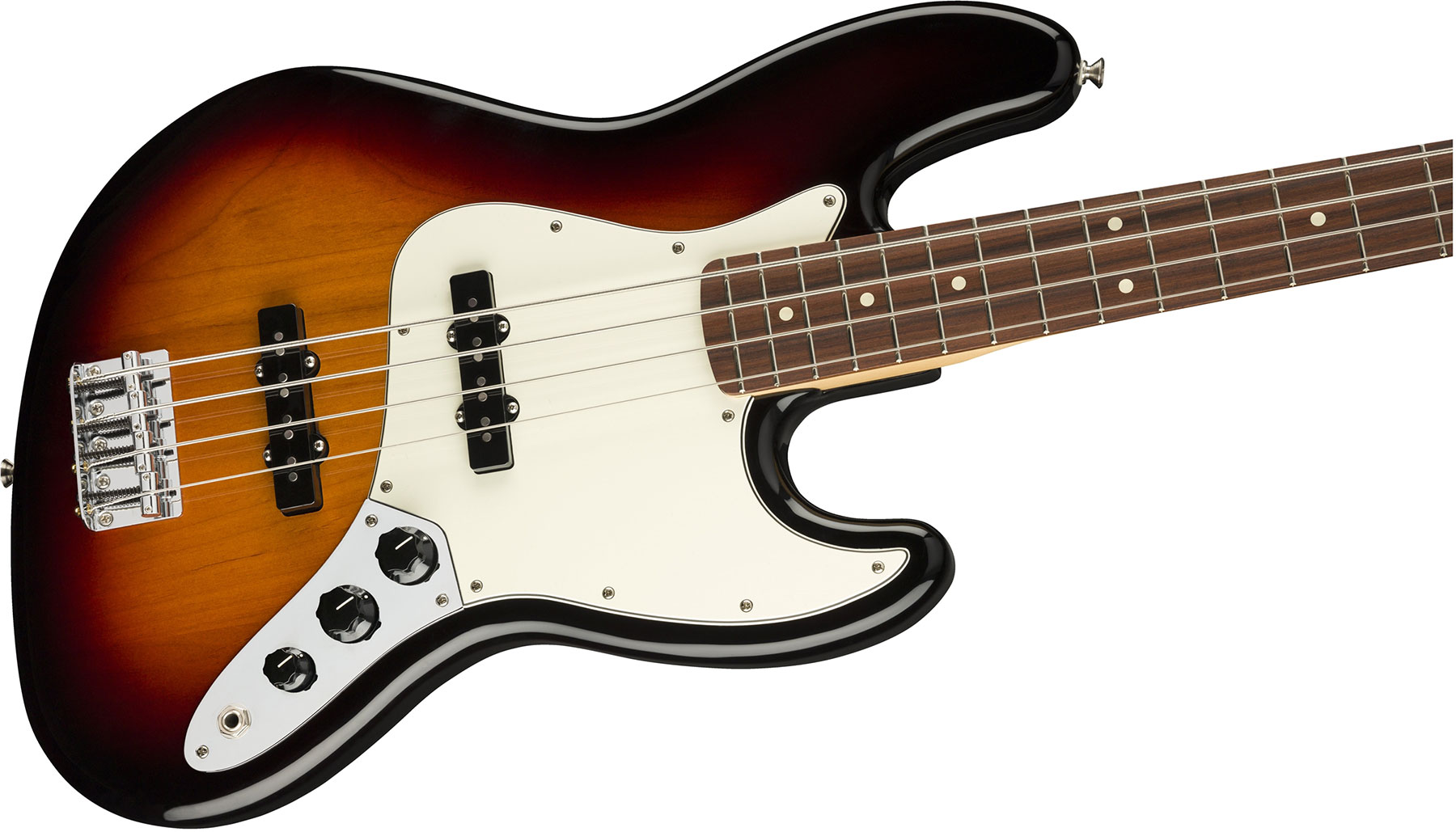 Fender Jazz Bass Player Mex Pf - 3-color Sunburst - Solidbody E-bass - Variation 2