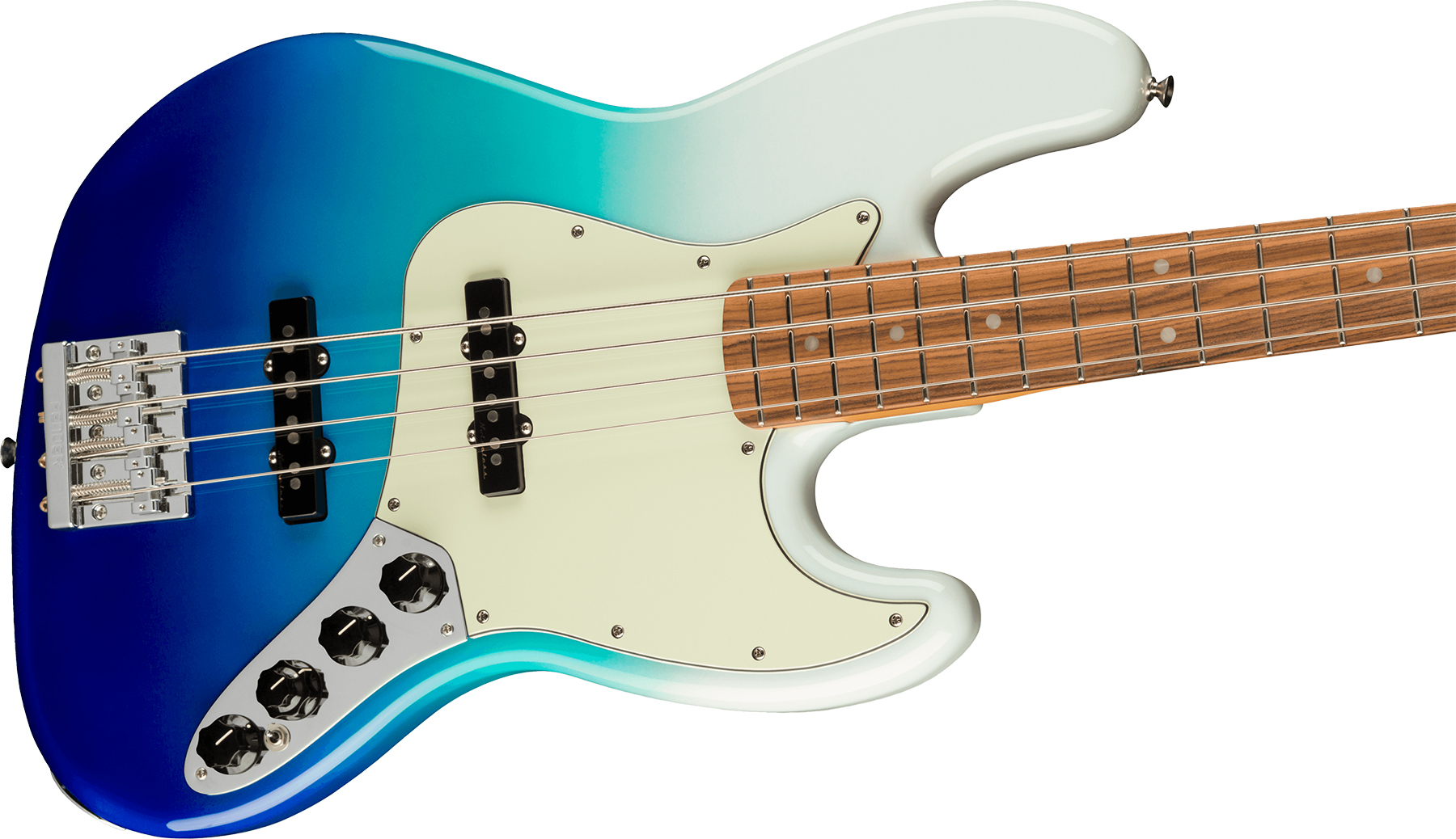Fender Jazz Bass Player Plus Mex Active Pf - Belair Blue - Solidbody E-bass - Variation 2