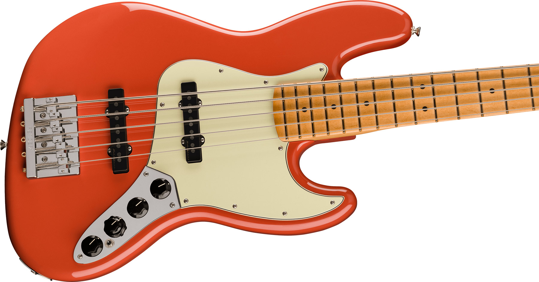 Fender Jazz Bass Player Plus V 2023 Mex 5c Active Mn - Fiesta Red - Solidbody E-bass - Variation 2
