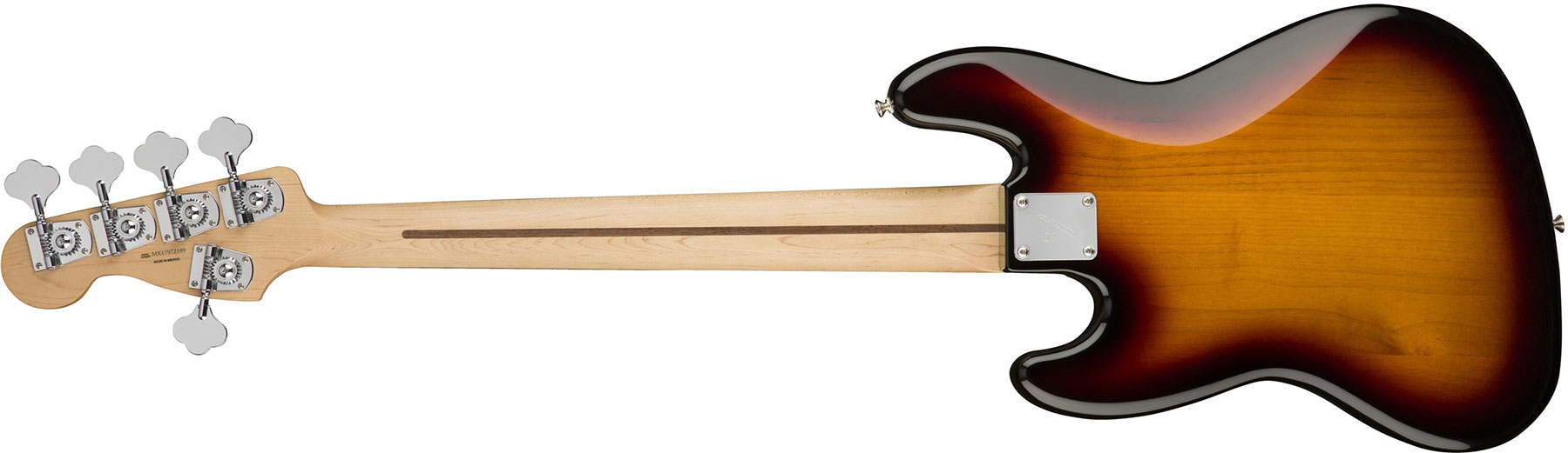 Fender Jazz Bass Player V 5-cordes Mex Pf - 3-color Sunburst - Solidbody E-bass - Variation 1
