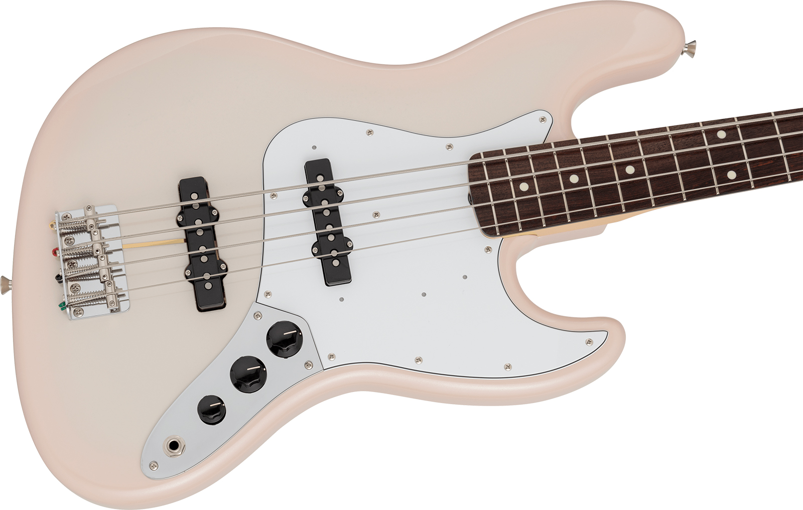 Fender Jazz Bass Traditional 60s Jap 2s Trem Rw - Stardust Pink - Solidbody E-bass - Variation 2