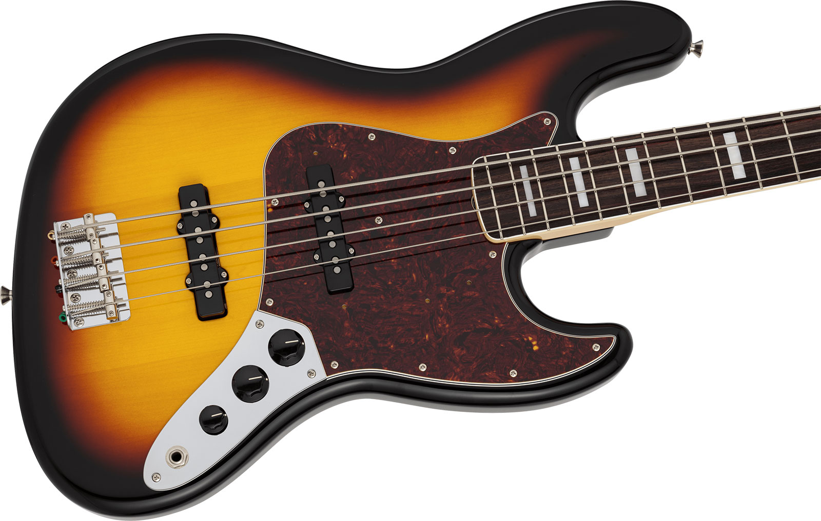 Fender Jazz Bass Traditional Late 60s Jap 2s Trem Rw - 3-color Sunburst - Solidbody E-bass - Variation 2