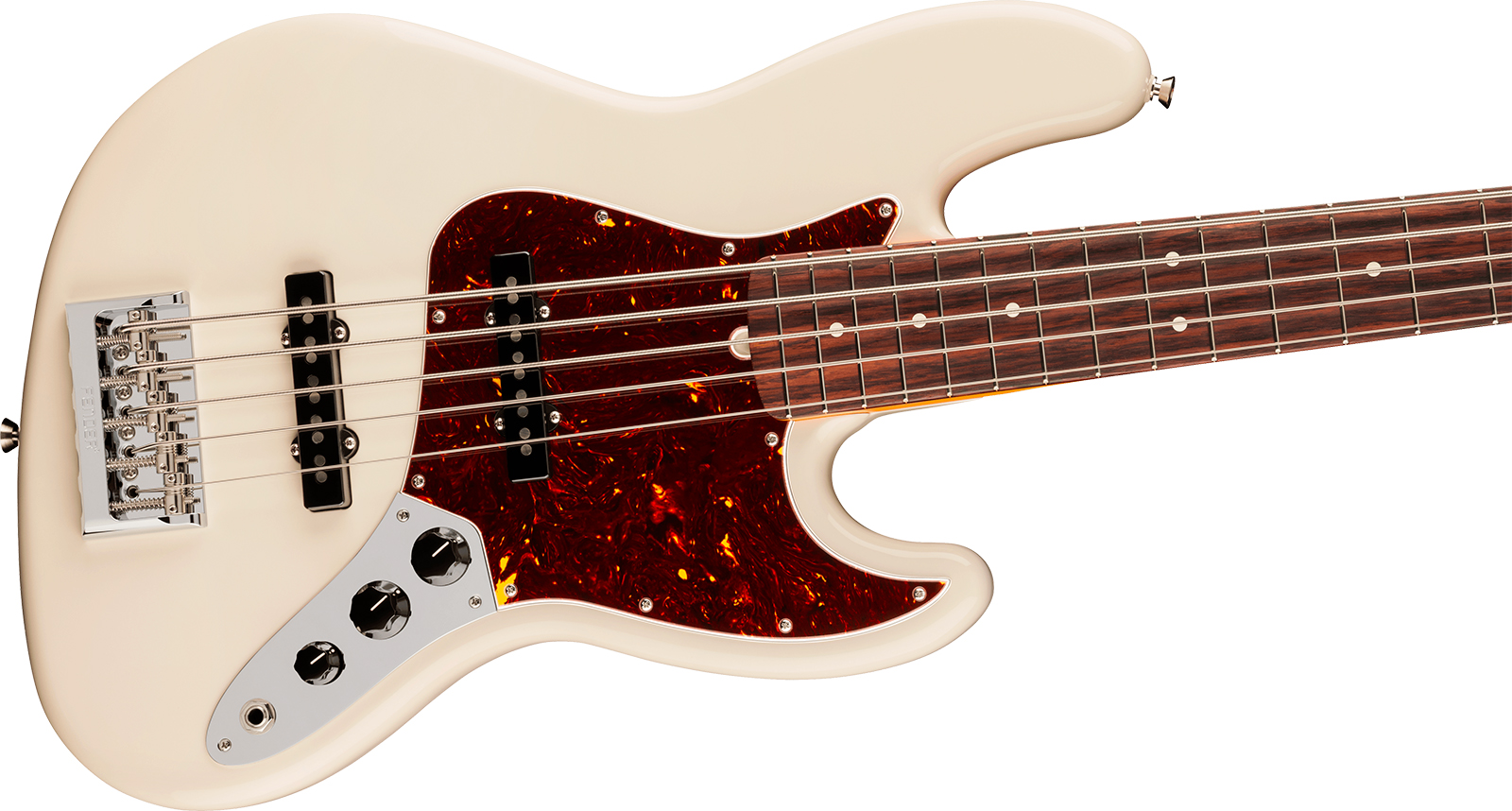 Fender Jazz Bass V American Pro. Usa 5c Rw - Olympic White - Solidbody E-bass - Variation 2
