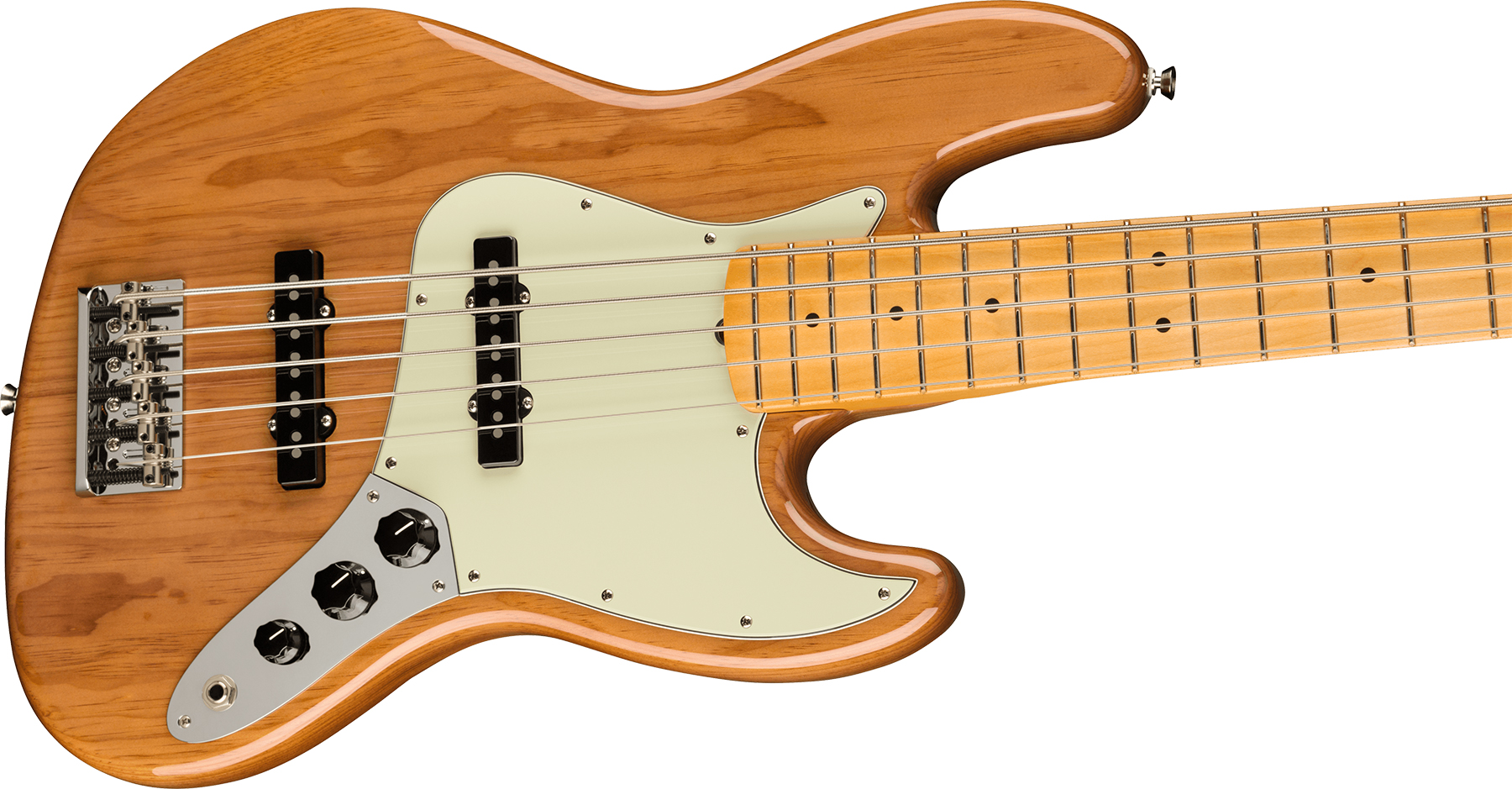 Fender Jazz Bass V American Professional Ii Usa 5-cordes Mn - Roasted Pine - Solidbody E-bass - Variation 2