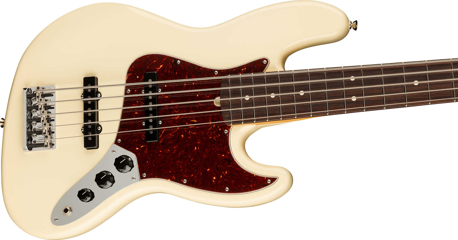 Fender Jazz Bass V American Professional Ii Usa 5-cordes Rw - Olympic White - Solidbody E-bass - Variation 2