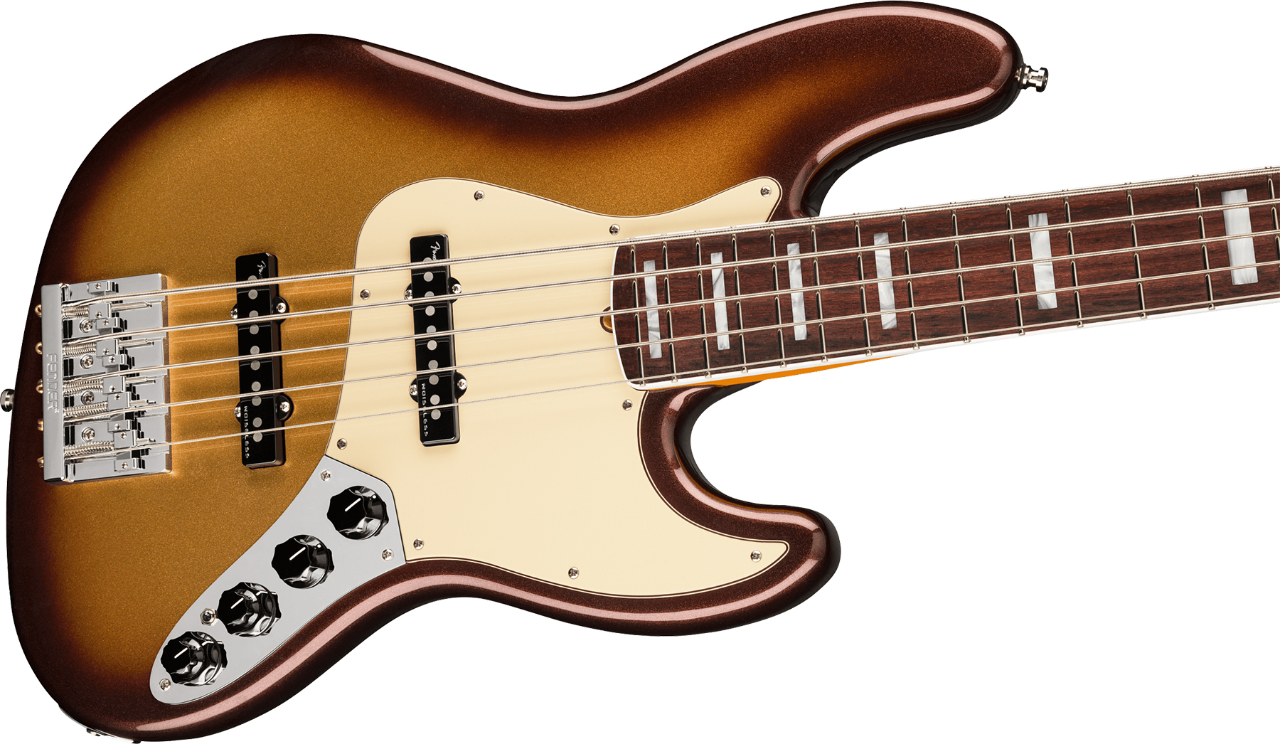 Fender American Ultra Jazz Bass V (USA, RW) - mocha burst 