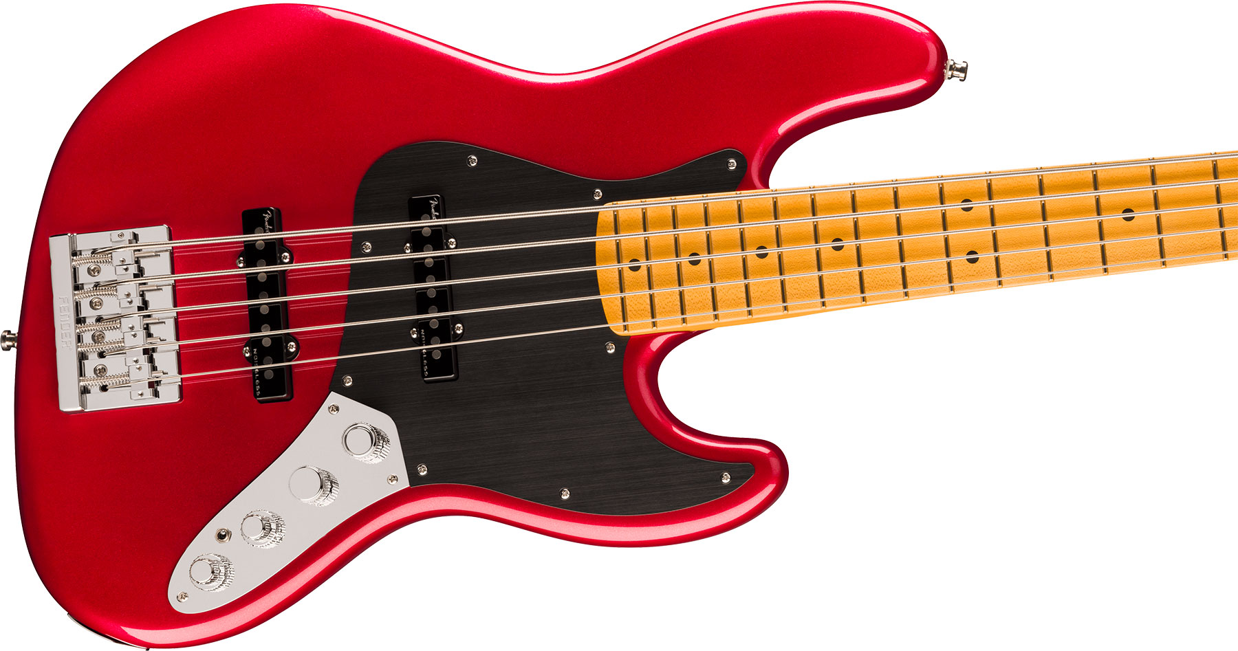 Fender Jazz Bass V American Ultra Ii Usa 5c Active Mn - Sinister Red - Solidbody E-bass - Variation 2