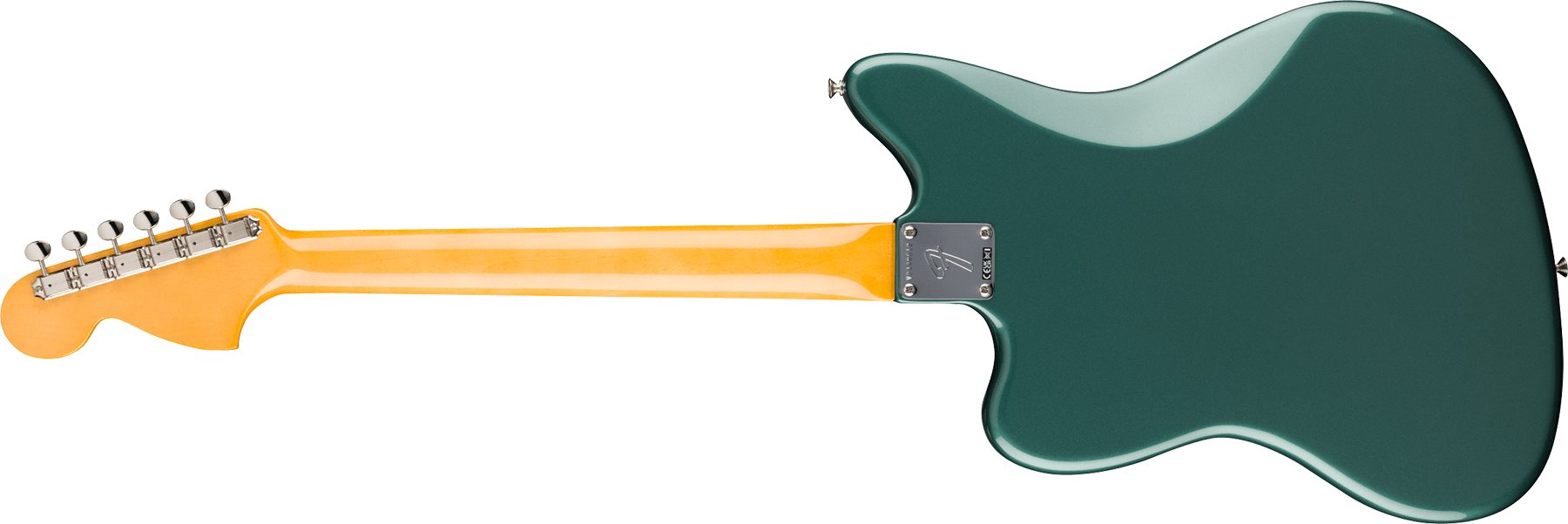 Fender Jazzmaster 1966 American Vintage Ii Usa 2s Trem Rw - Sherwood Green Metallic - Retro-Rock-E-Gitarre - Variation 1