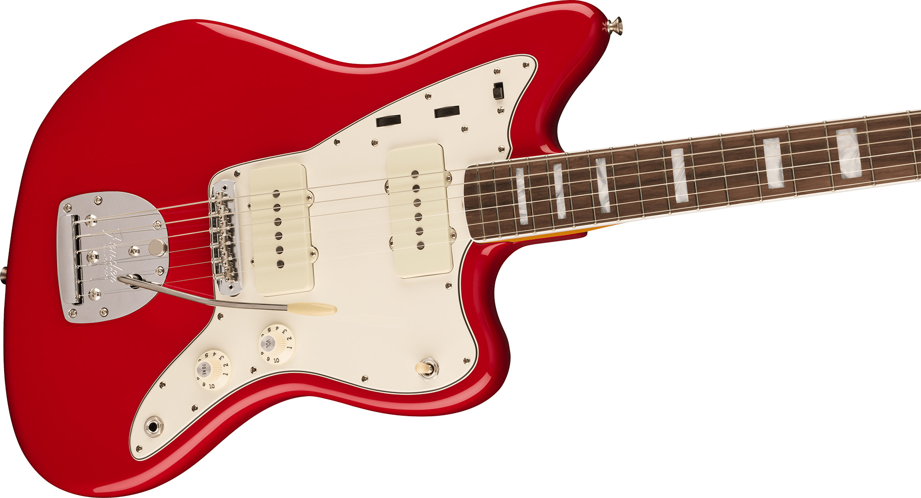 Fender Jazzmaster 1966 American Vintage Ii Usa Sh Trem Rw - Dakota Red - Retro-Rock-E-Gitarre - Variation 2