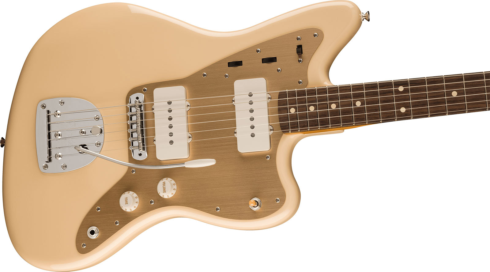 Fender Jazzmaster 50s Vintera 2 Mex 2s Trem Rw - Desert Sand - Retro-Rock-E-Gitarre - Variation 2