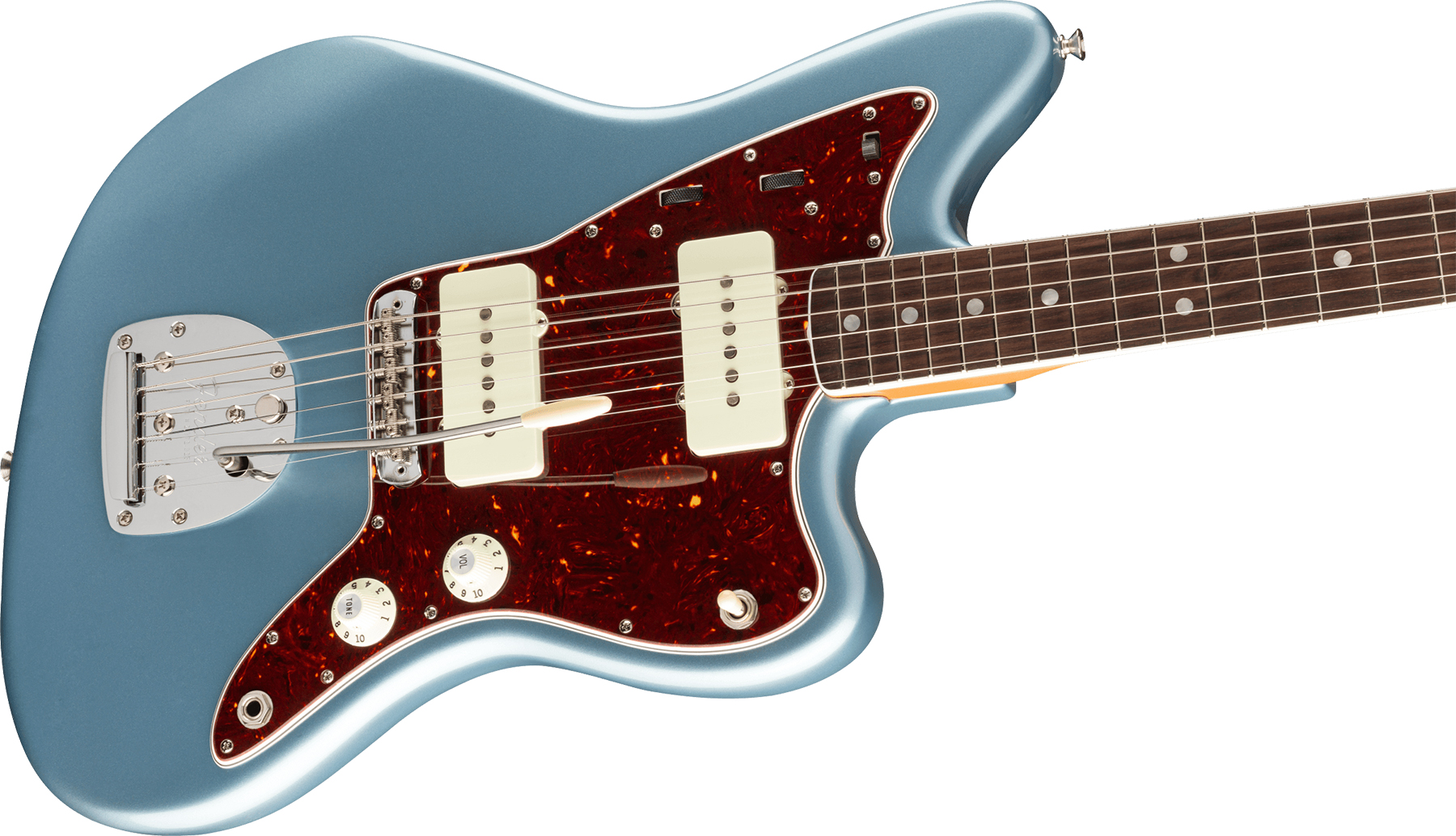 Fender Jazzmaster '60s American Original Usa Ss Rw - Ice Blue Metallic - Retro-Rock-E-Gitarre - Variation 2