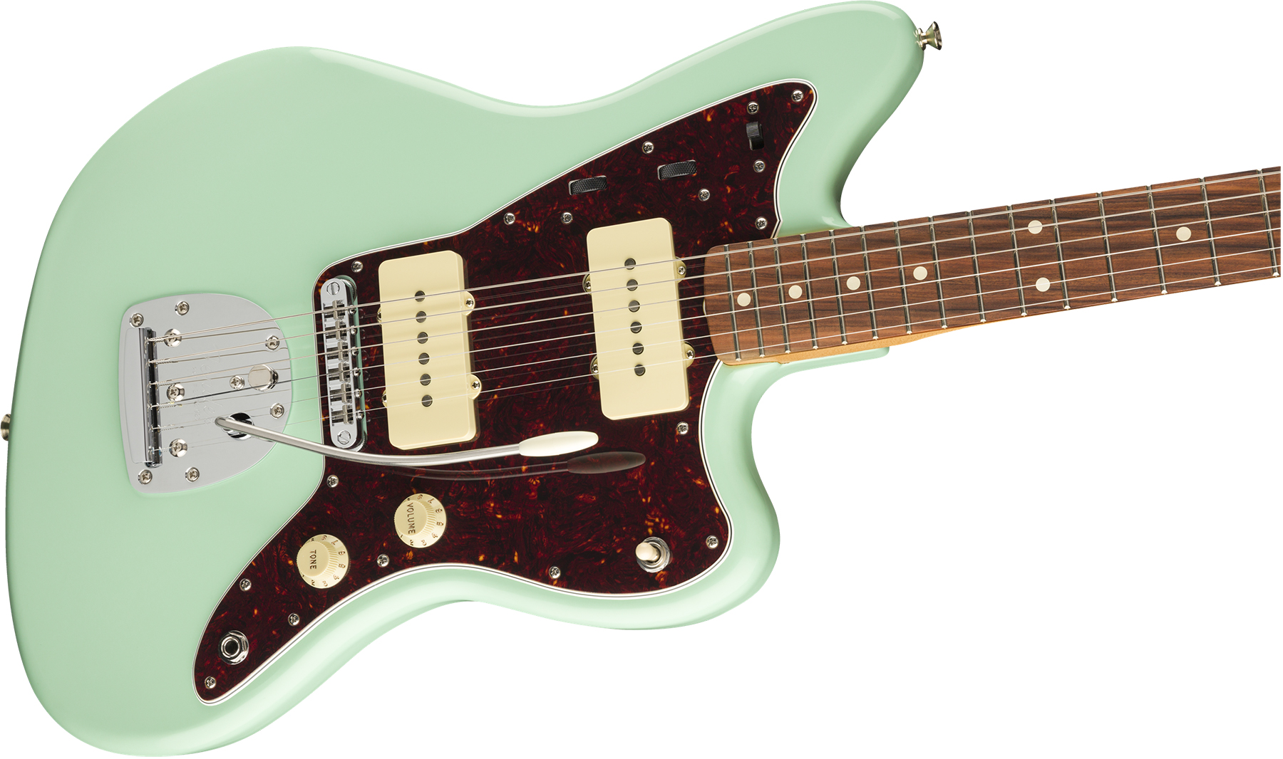 Fender Jazzmaster 60s Vintera Modified Mex Pf - Surf Green - Retro-Rock-E-Gitarre - Variation 2