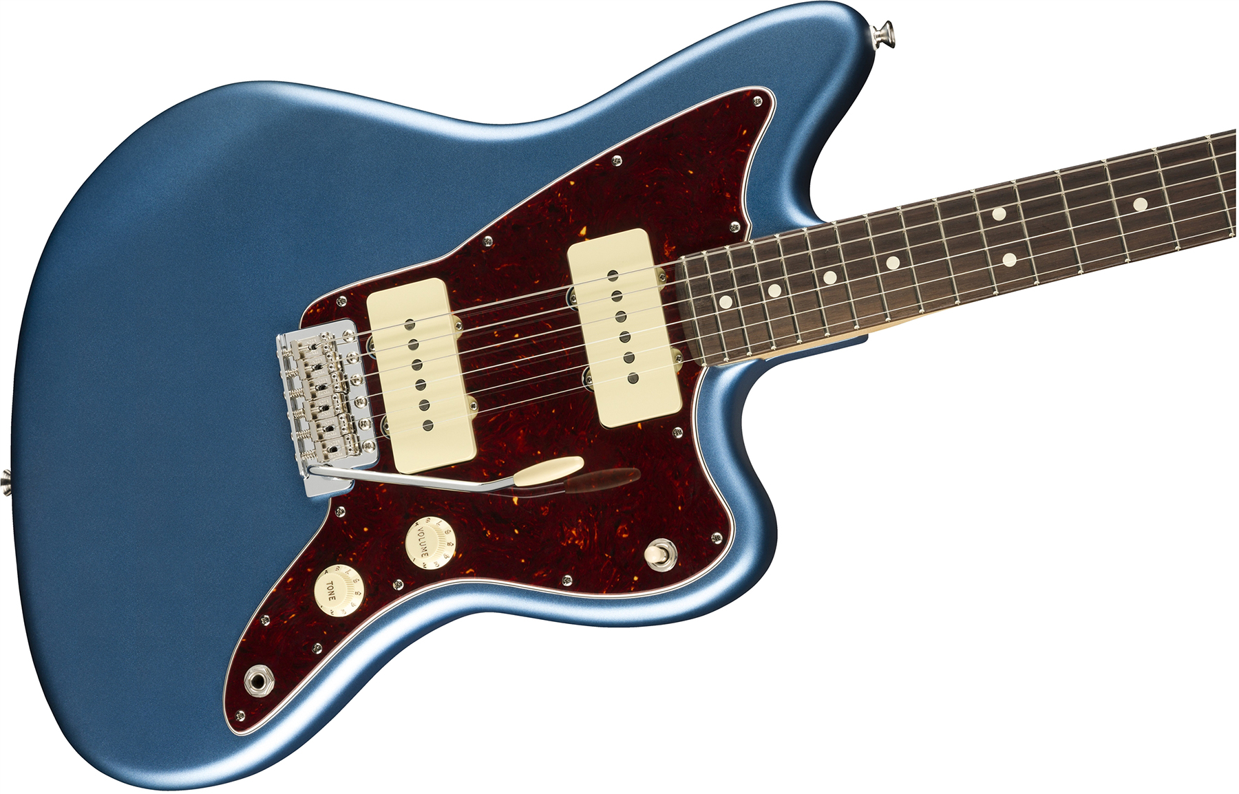 Fender Jazzmaster American Performer Usa Ss Rw - Satin Lake Placid Blue - Double Cut E-Gitarre - Variation 2