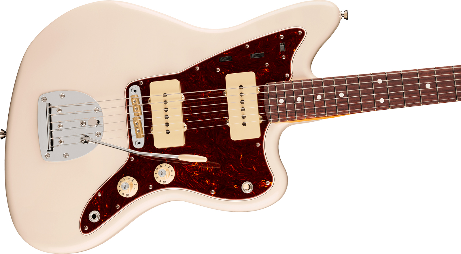 Fender Jazzmaster American Pro. Usa  2s Trem Rw - Olympic White - Retro-Rock-E-Gitarre - Variation 2
