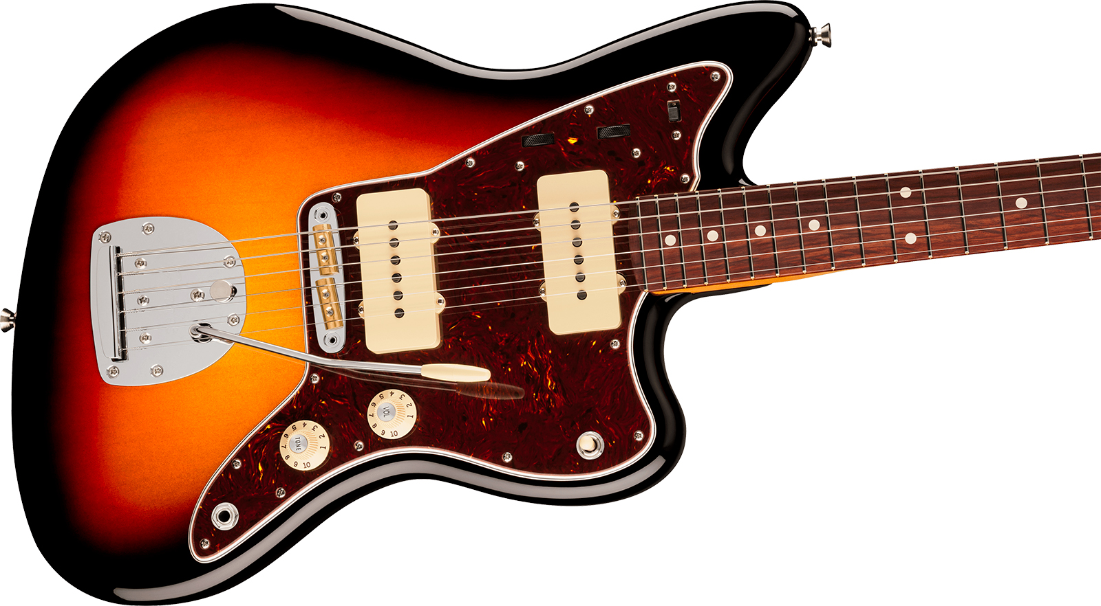 Fender Jazzmaster American Professional 2026 Trem 2s Rw - 3-color Sunburst - Retro-Rock-E-Gitarre - Variation 2