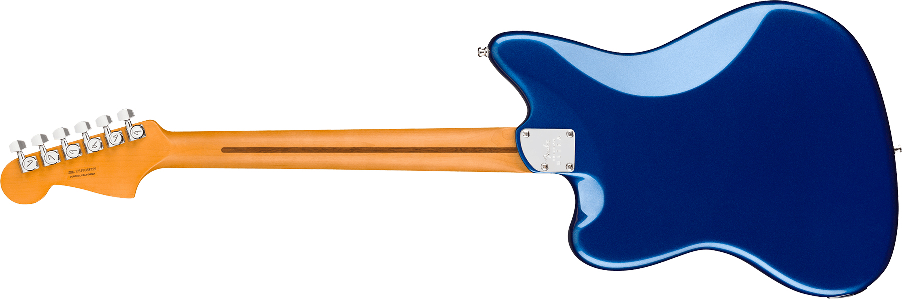 Fender Jazzmaster American Ultra 2019 Usa Mn - Cobra Blue - Retro-Rock-E-Gitarre - Variation 1