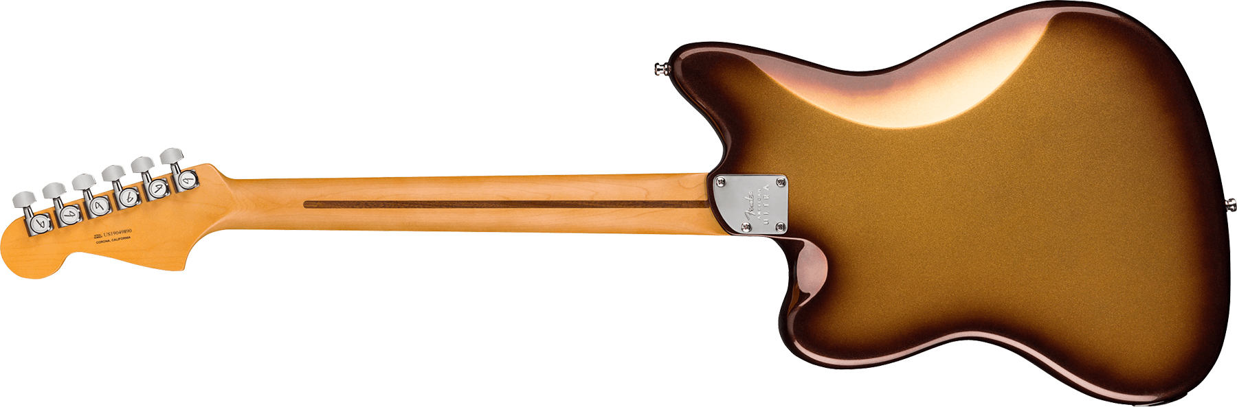 Fender Jazzmaster American Ultra 2019 Usa Rw - Mocha Burst - Retro-Rock-E-Gitarre - Variation 1