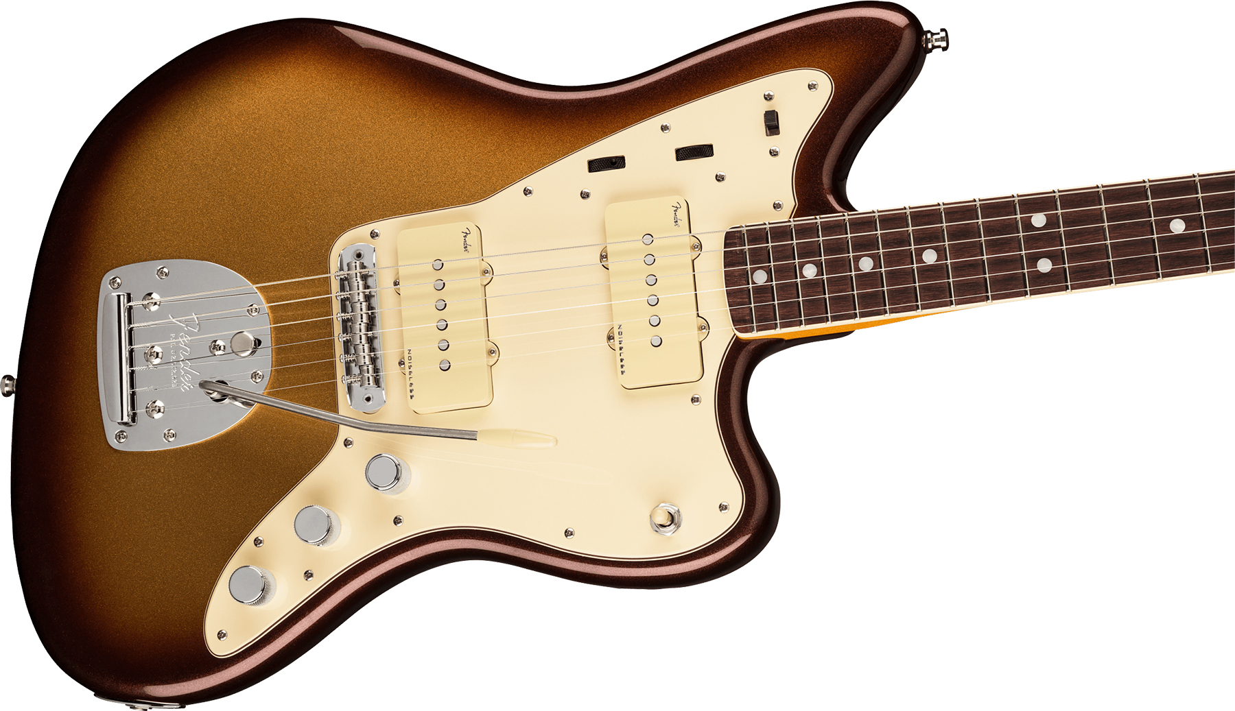 Fender Jazzmaster American Ultra 2019 Usa Rw - Mocha Burst - Retro-Rock-E-Gitarre - Variation 3