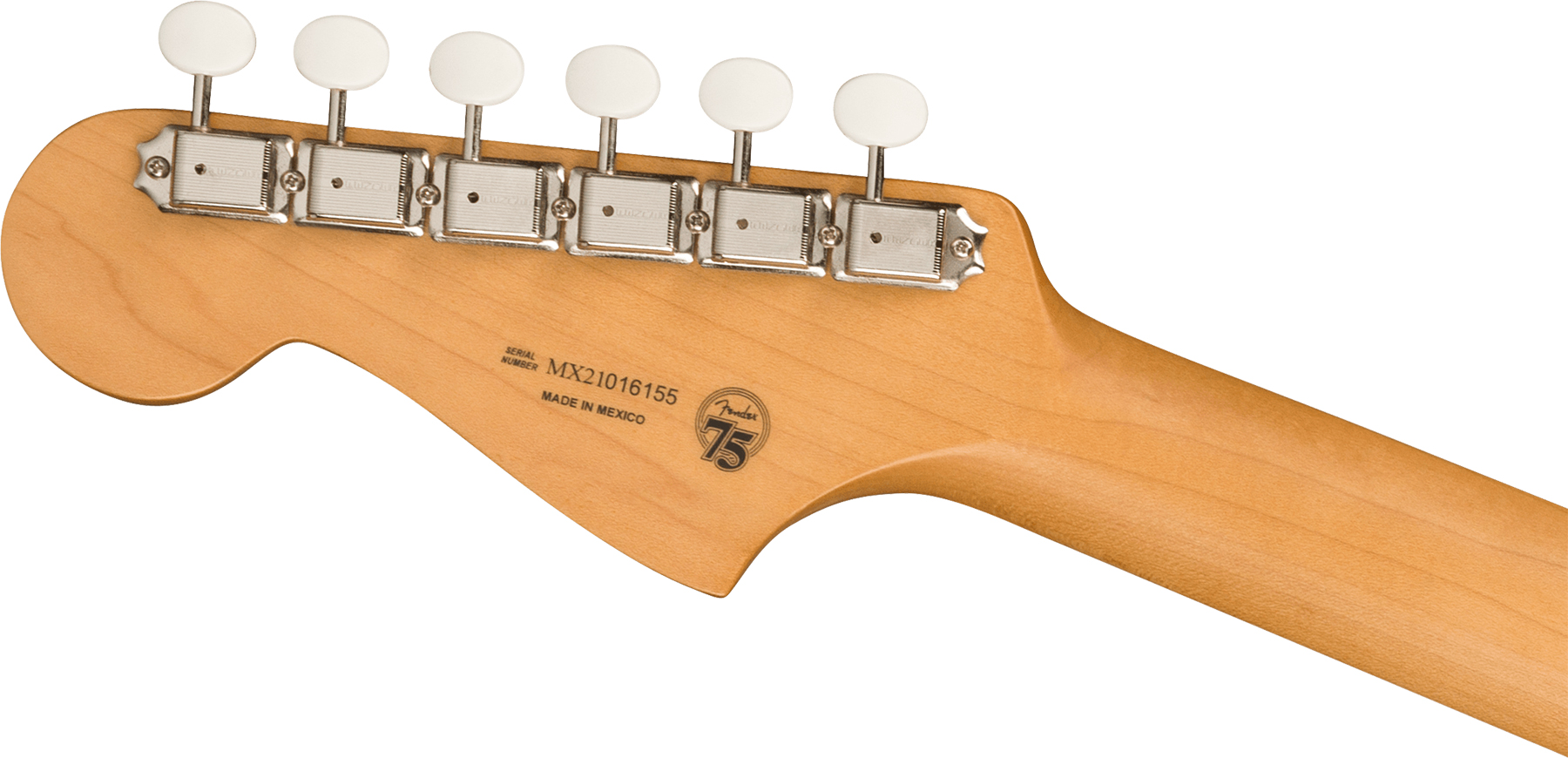 Fender Jazzmaster Gold Foil Ltd Mex 3mh Trem Bigsby Eb - Shoreline Gold - Retro-Rock-E-Gitarre - Variation 3