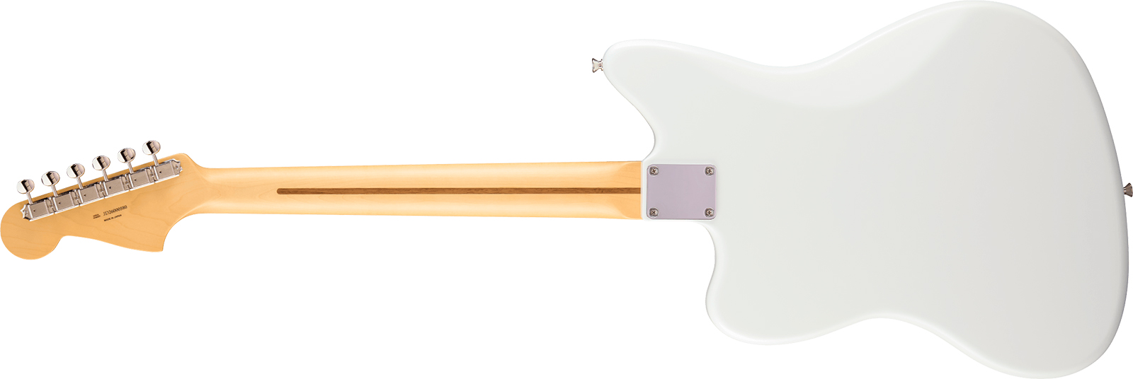 Fender Jazzmaster Hybrid Ii Mij Ltd Jap 2s Trem Rw - Satin Arctic White - Retro-Rock-E-Gitarre - Variation 1