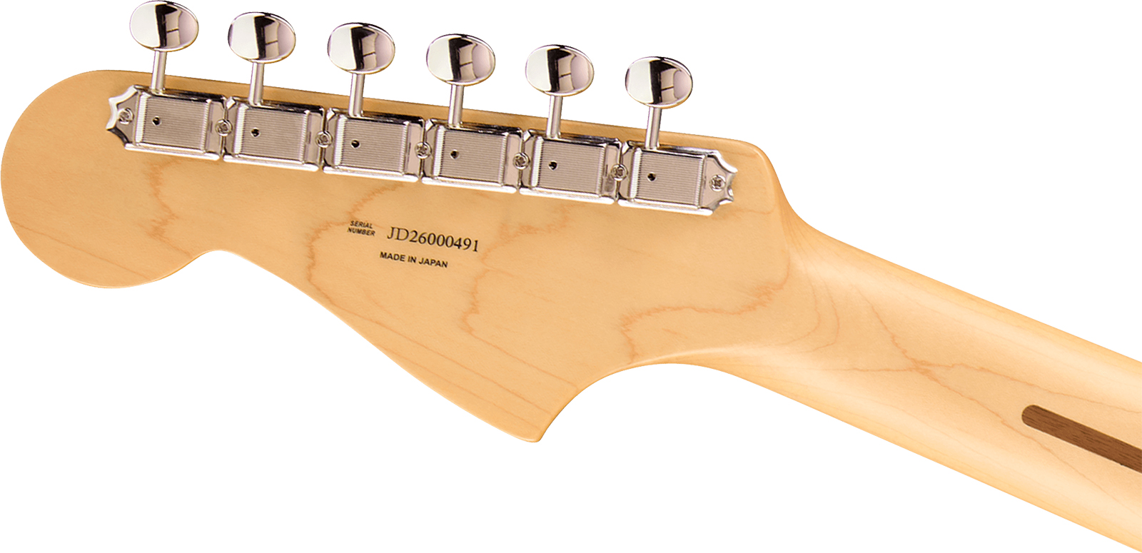 Fender Jazzmaster Hybrid Ii Mij Ltd Jap 2s Trem Rw - Satin Arctic White - Retro-Rock-E-Gitarre - Variation 3