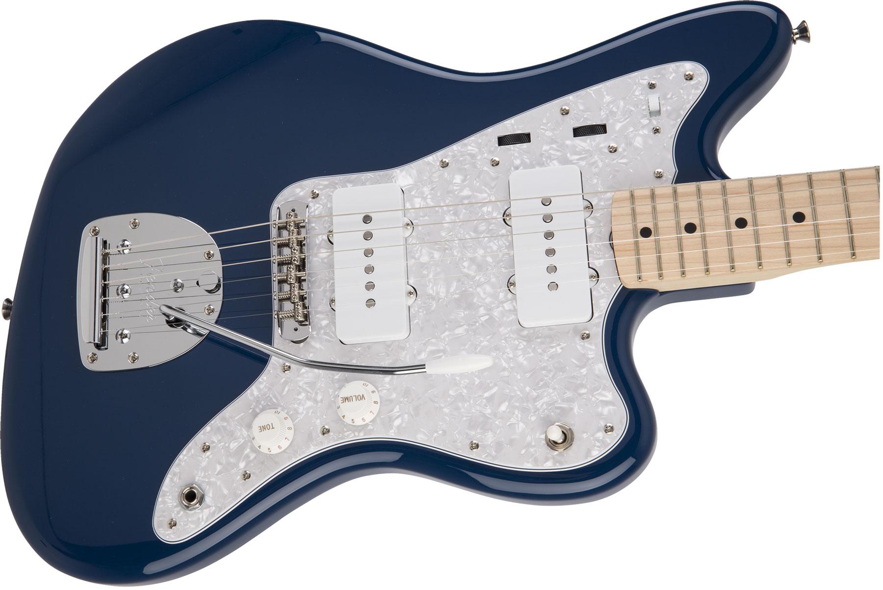 Fender Jazzmaster Hybrid Japon Mn - Indigo - Retro-Rock-E-Gitarre - Variation 2