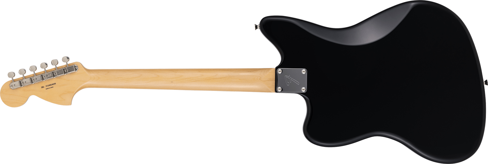 Fender Jazzmaster Late 60s Mij Traditional Ltd Jap 2s Trem Rw - Black - Retro-Rock-E-Gitarre - Variation 1