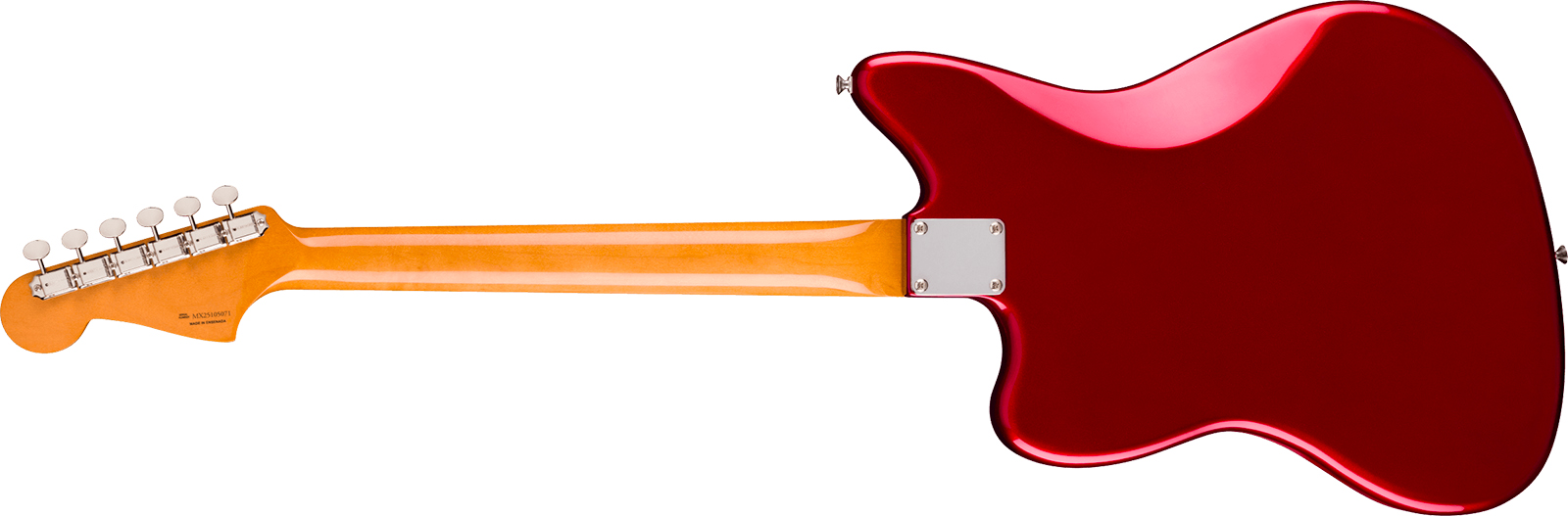 Fender Jazzmaster Mid 60s Vintera 3 Mex 2s Trem Rw - Candy Apple Red - Retro-Rock-E-Gitarre - Variation 1