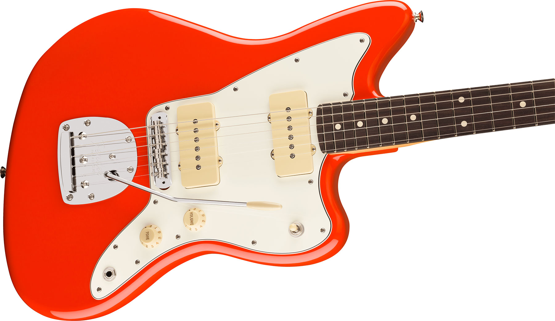 Fender Jazzmaster Player Ii Mex 2s Trem Rw - Coral Red - Retro-Rock-E-Gitarre - Variation 2