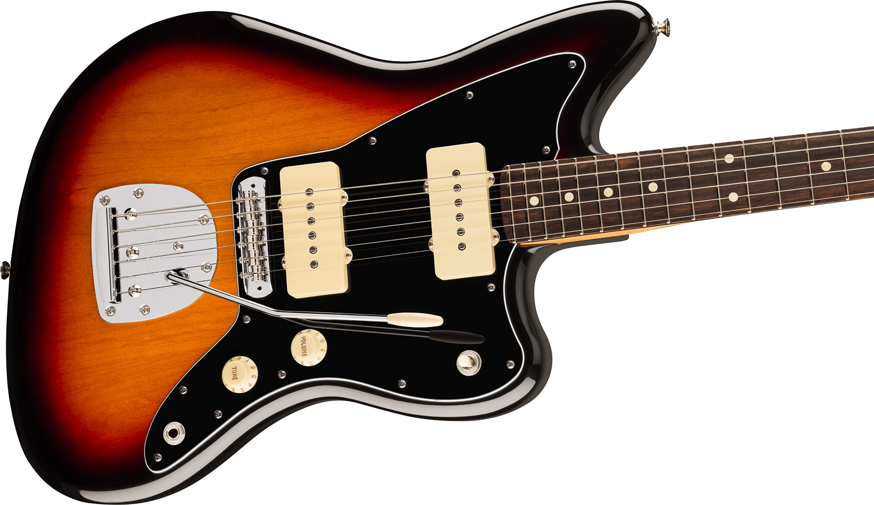 Fender Jazzmaster Player Ii Mex 2s Trem Rw - 3-color Sunburst - Retro-Rock-E-Gitarre - Variation 2