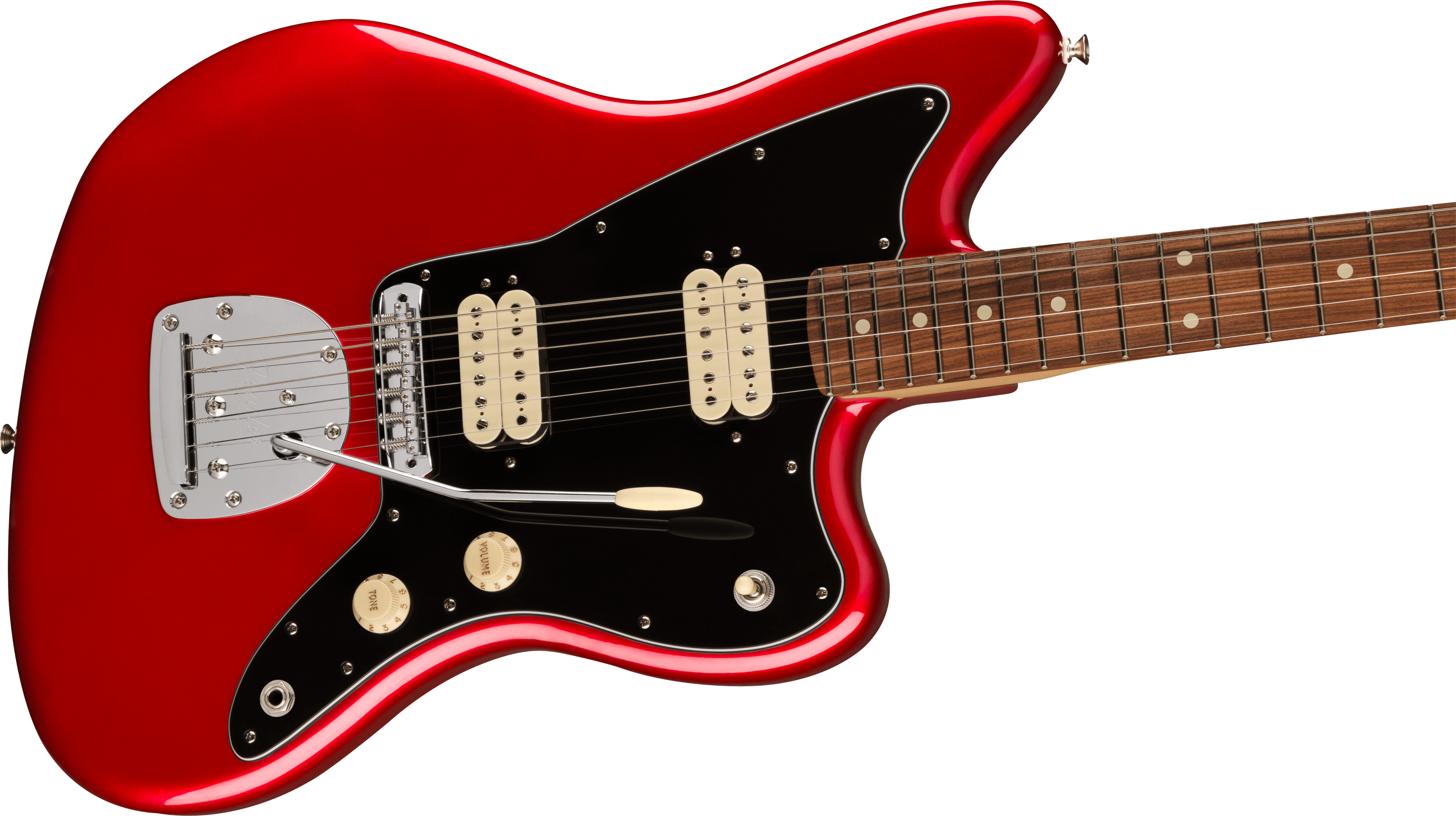 Fender Jazzmaster Player Hh Mex 2023 Trem 2h Pf - Candy Apple Red - Retro-Rock-E-Gitarre - Variation 3