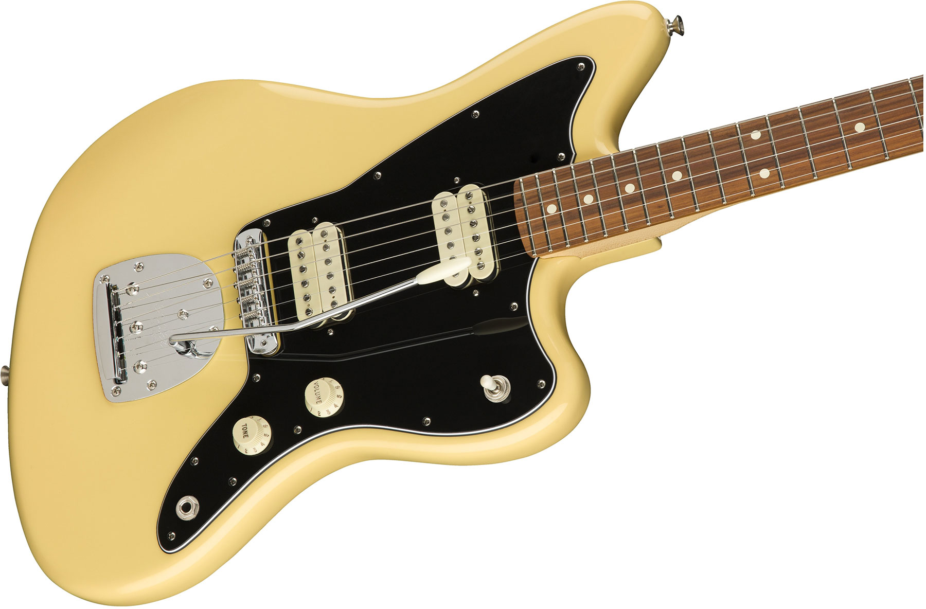 Fender Jazzmaster Player Mex Hh Pf - Buttercream - Retro-Rock-E-Gitarre - Variation 2