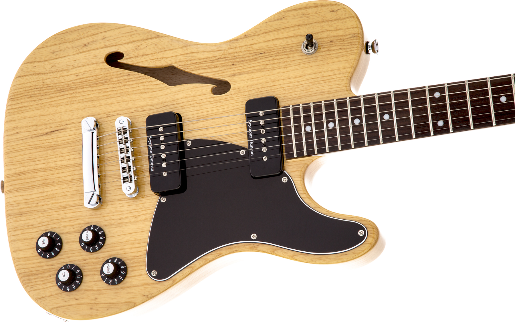 Fender Jim Adkins Tele Ja-90 Mex Signature 2p90 Lau - Natural - E-Gitarre in Teleform - Variation 2