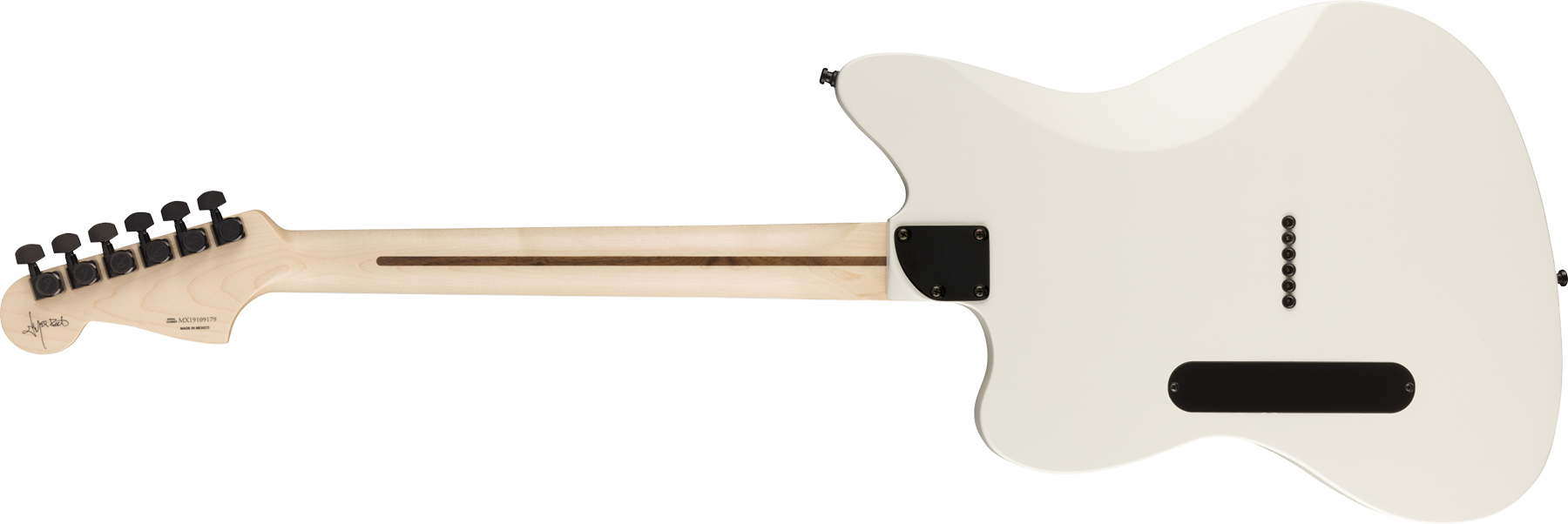 Fender Jim Root Jazzmaster V4 Mex Signature Hh Emg Ht Eb - Artic White - Retro-Rock-E-Gitarre - Variation 1